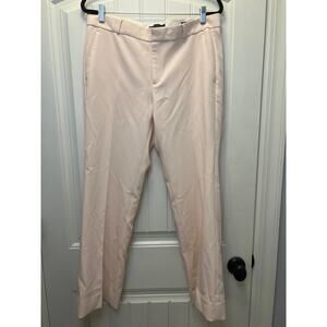 Banana Republic Women’s Logan High Rise Straight Leg Trouser‎ Pants Size 12 Pink